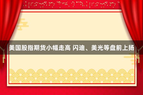 美国股指期货小幅走高 闪迪、美光等盘前上扬